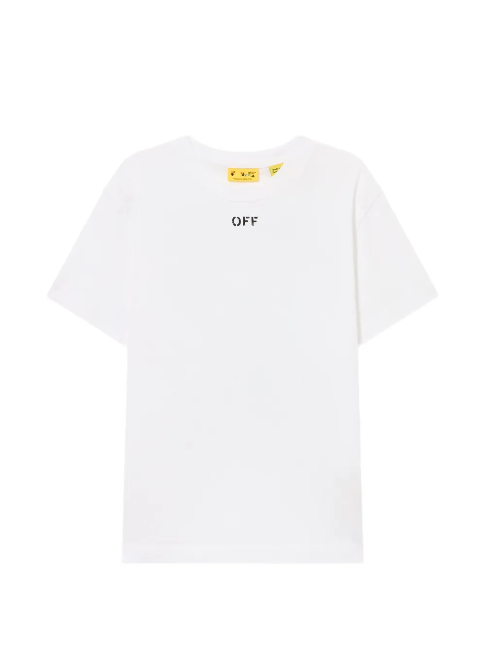 Off-White Kids Diag Watercolor T-shirt - Bianco