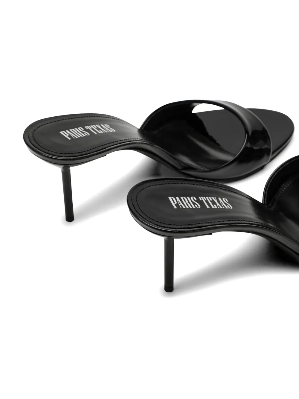 Paris Texas Lidia mid mules Zwart