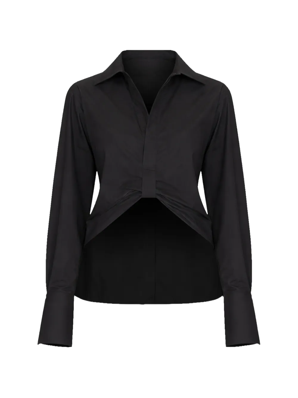 HEVRON Paola blouse - Nero