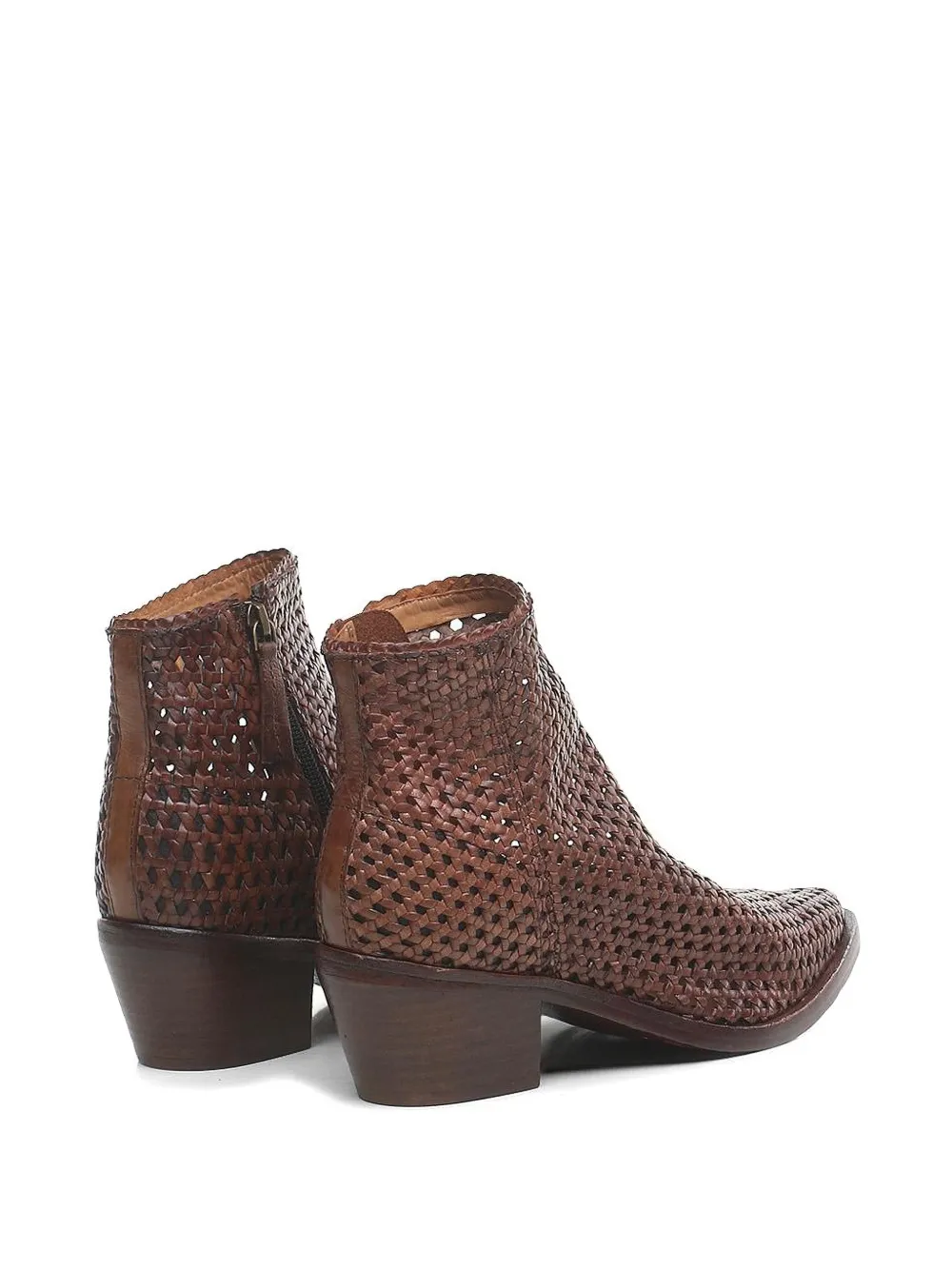 Zolfo woven leather boots Bruin