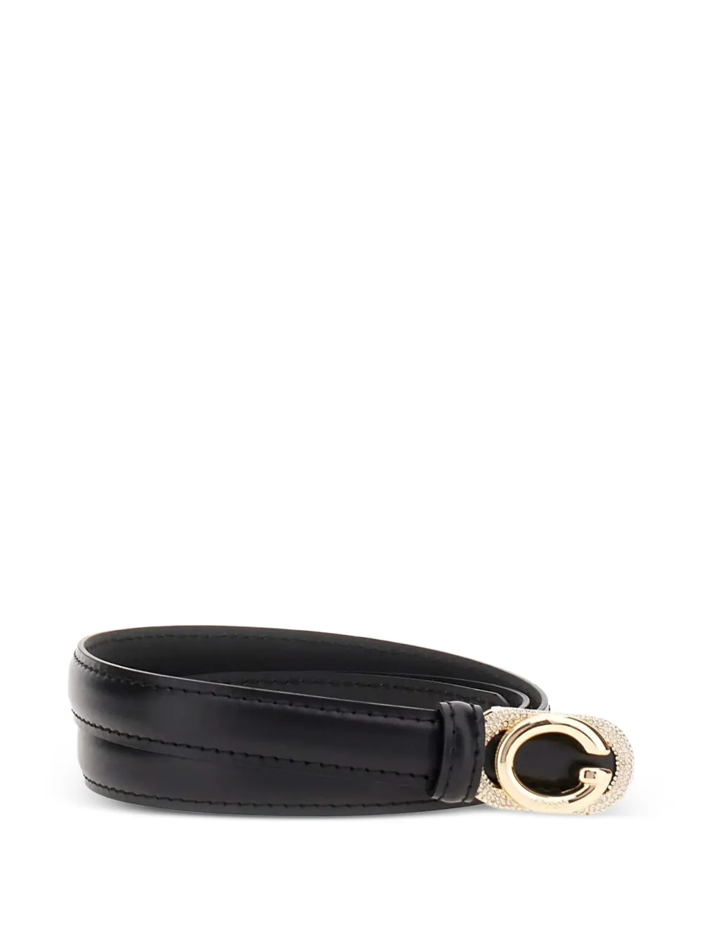 GUESS USA logo-buckle belt - Nero