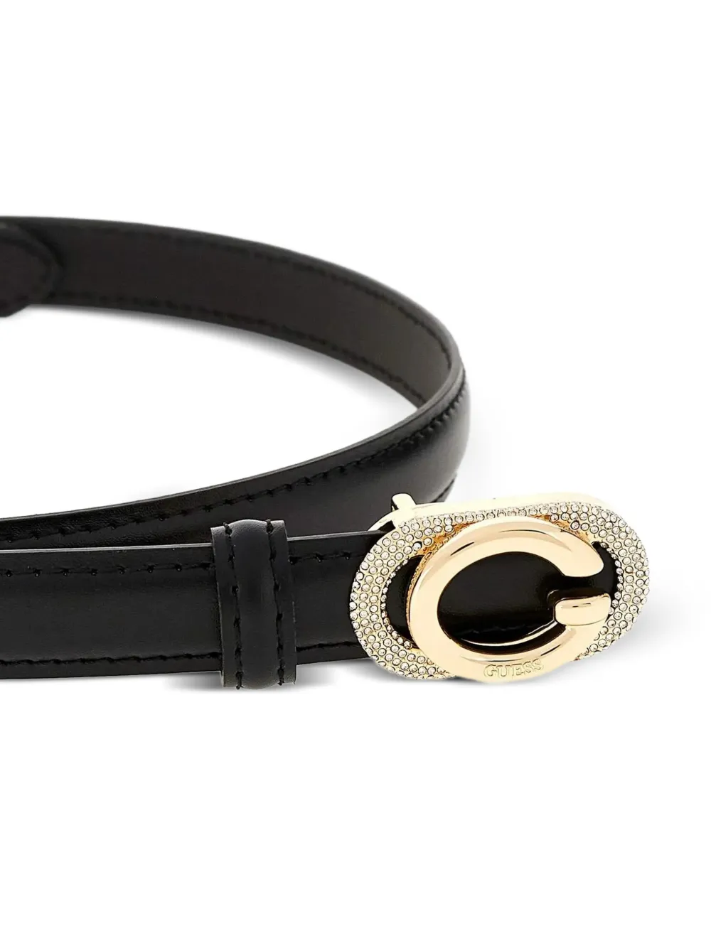 GUESS USA Riem met logogesp Zwart