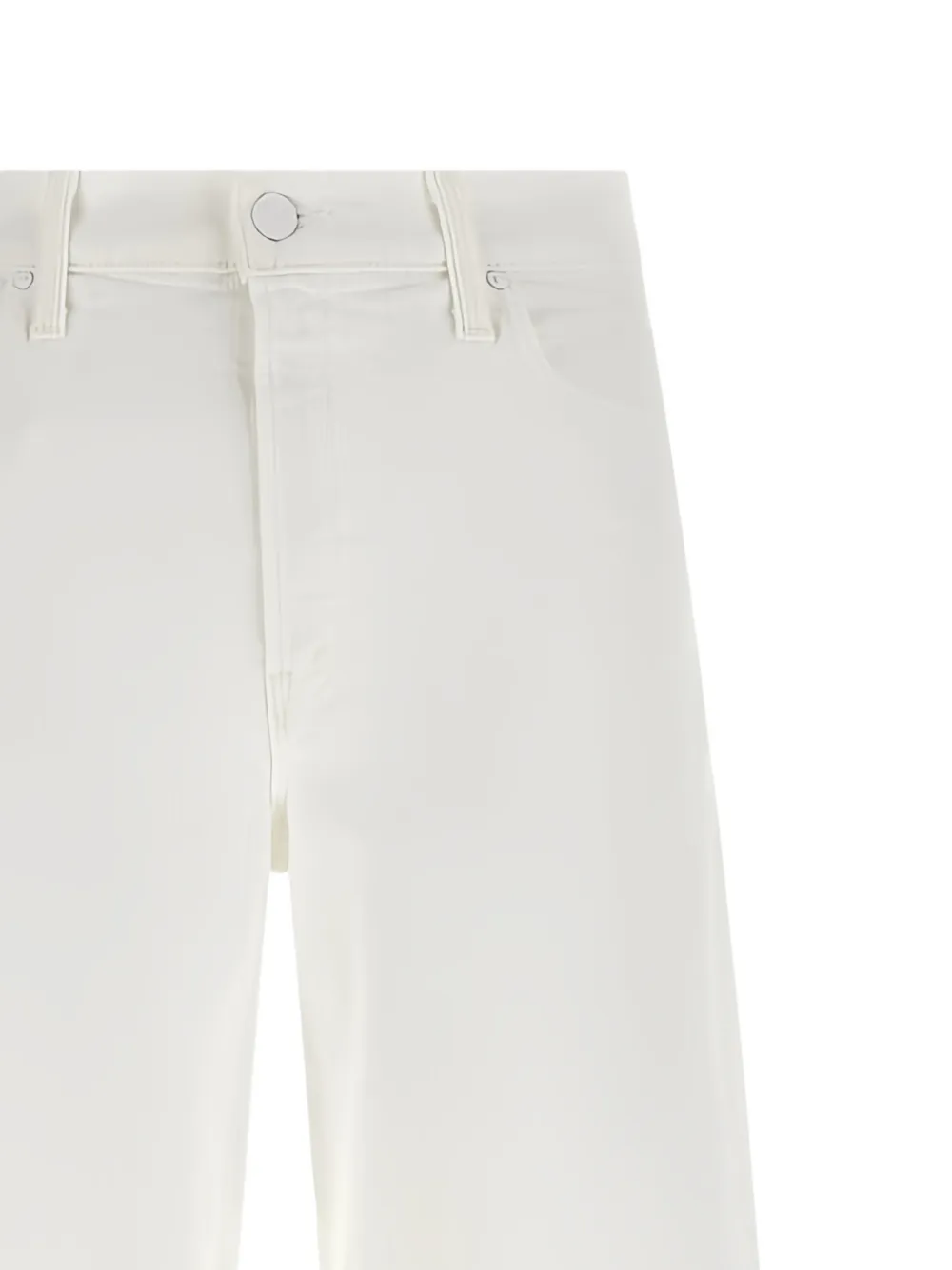  Mother Vaqueros Anchos The Rerun Zip Sneak - Blanco 