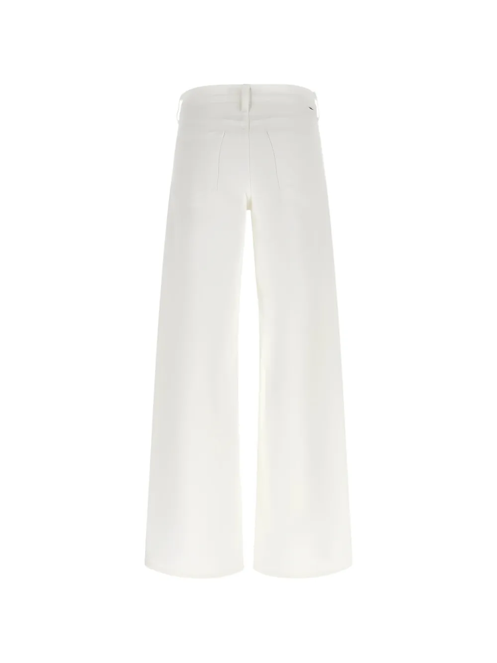  Mother Vaqueros Anchos The Rerun Zip Sneak - Blanco 