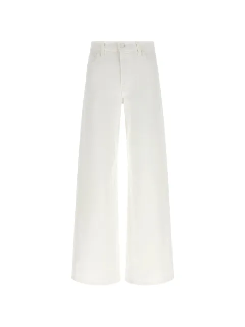 MOTHER The Rerun Zip Sneak wide-leg jeans