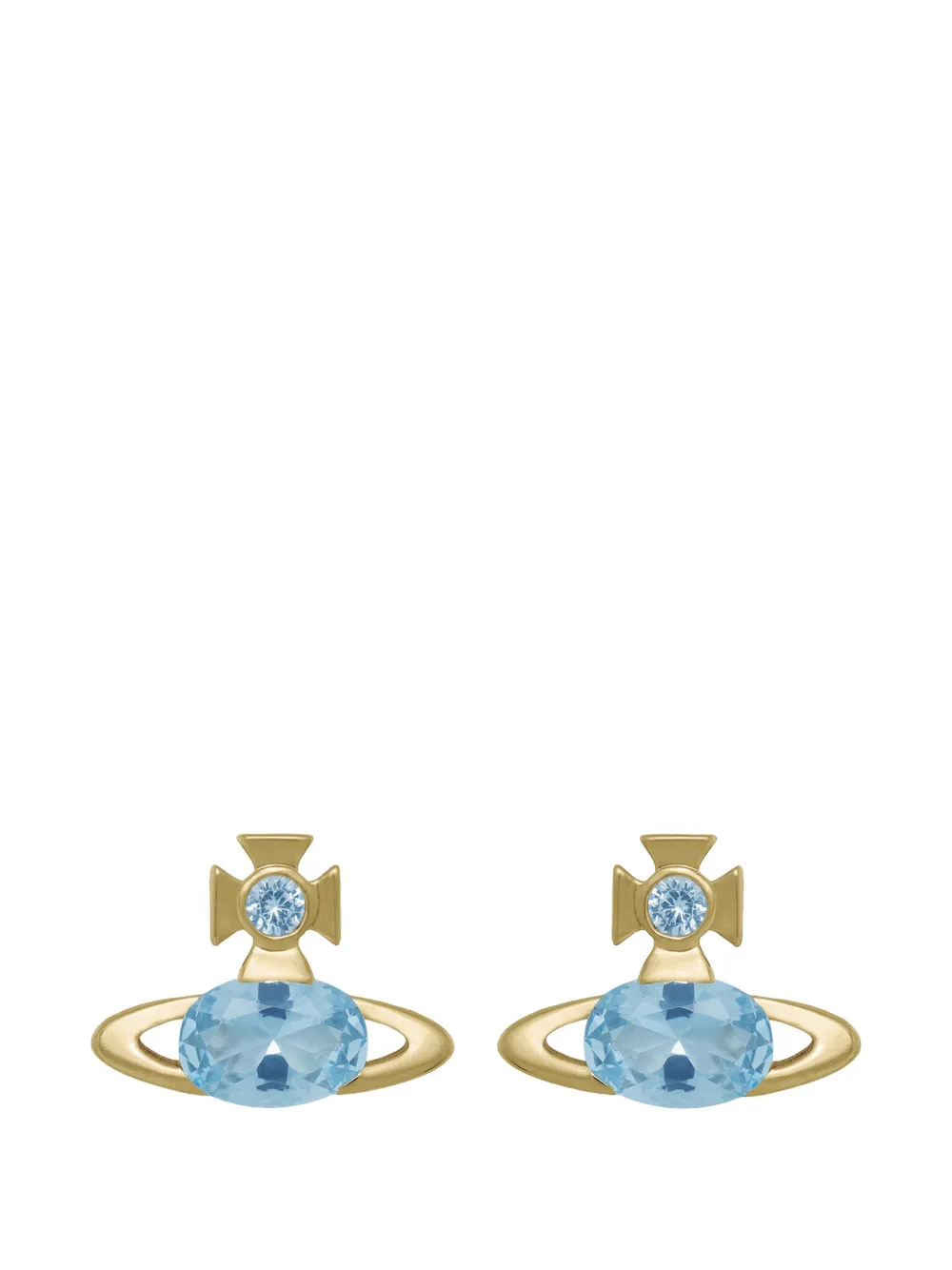 Vivienne Westwood Allie crystal-embellished earrings - Gold