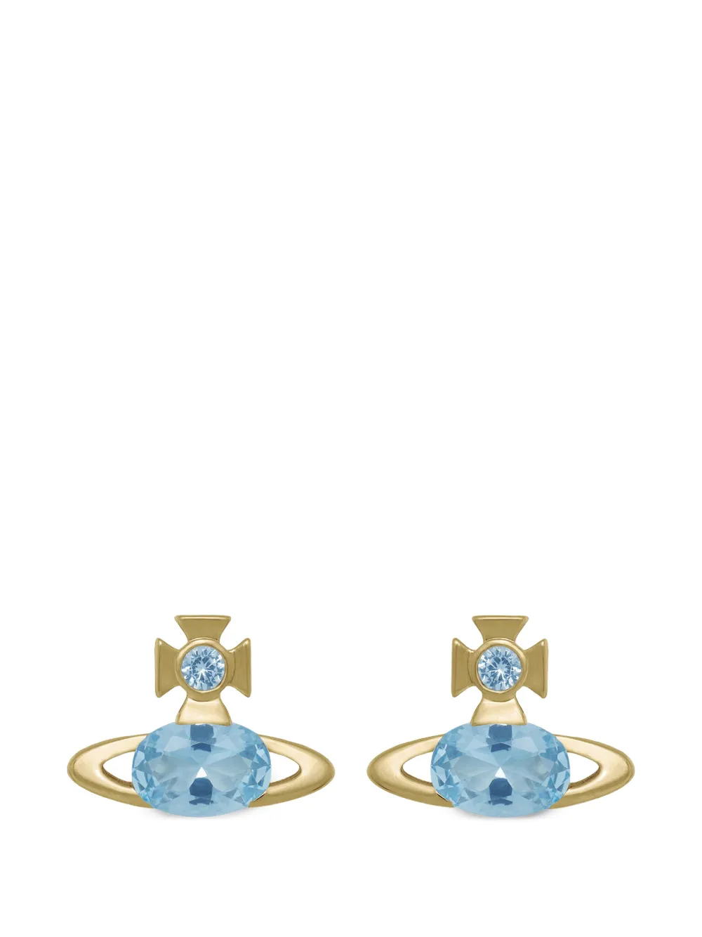 Vivienne Westwood Allie crystal-embellished earrings - Oro
