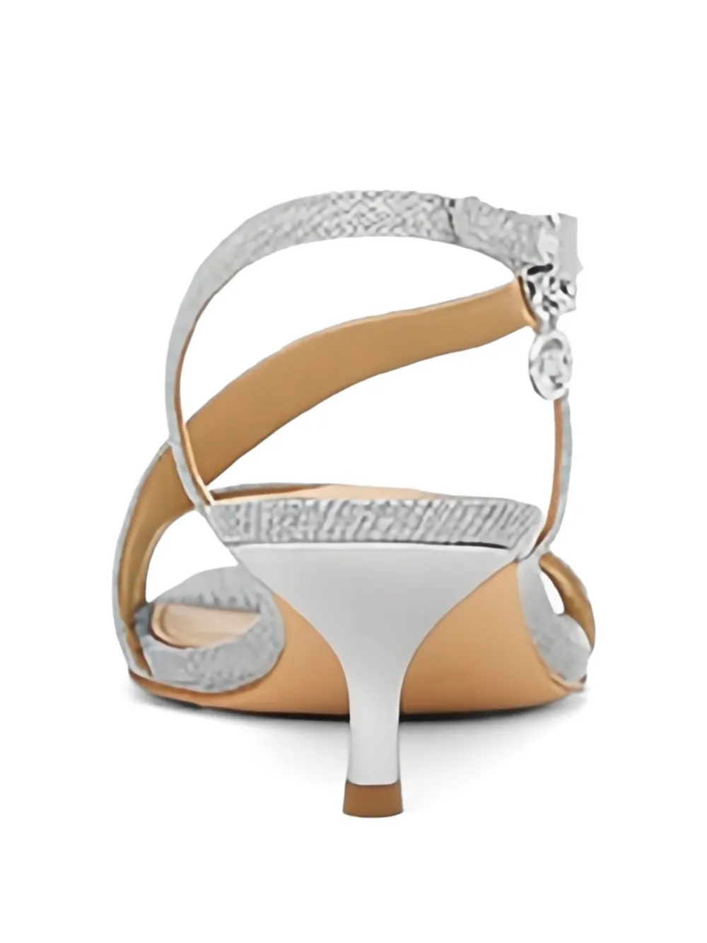 Michael Kors Jaida glitter sandals Zilver