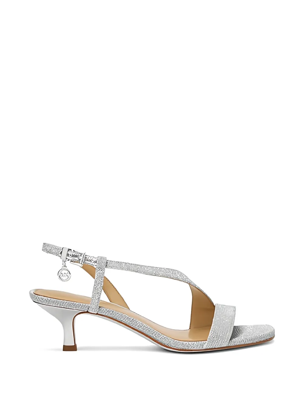 Michael Kors Jaida glitter sandals Zilver