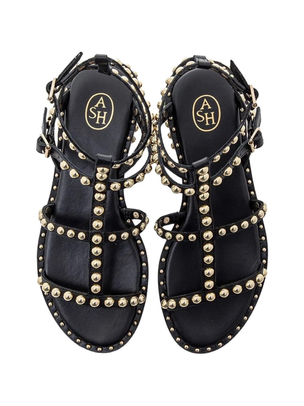 Ash Precious stud-embellished sandals Zwart