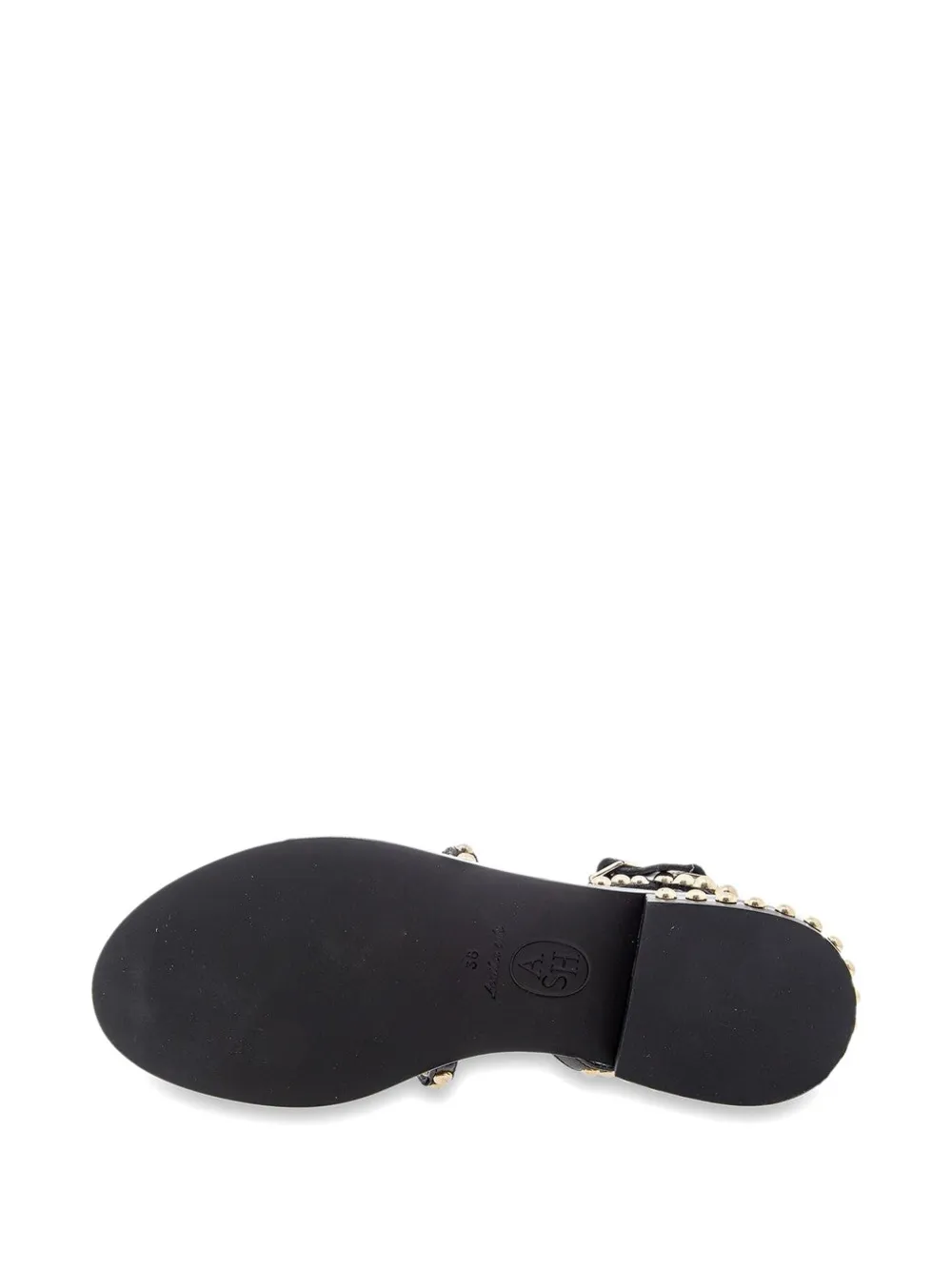 Ash Precious stud-embellished sandals Zwart