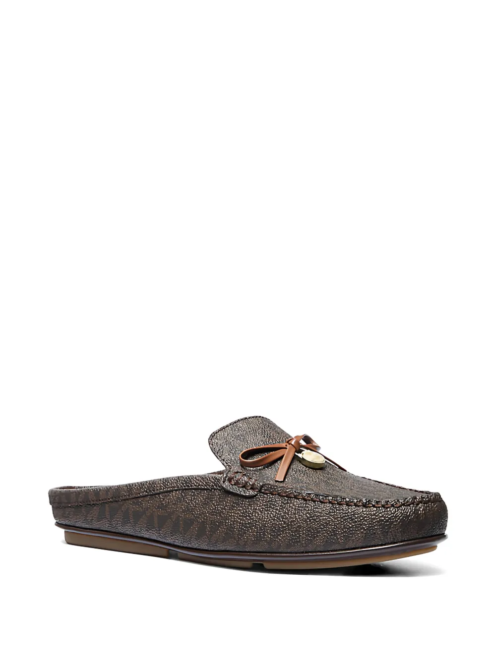 Michael Kors Greta monogram-pattern mules Bruin