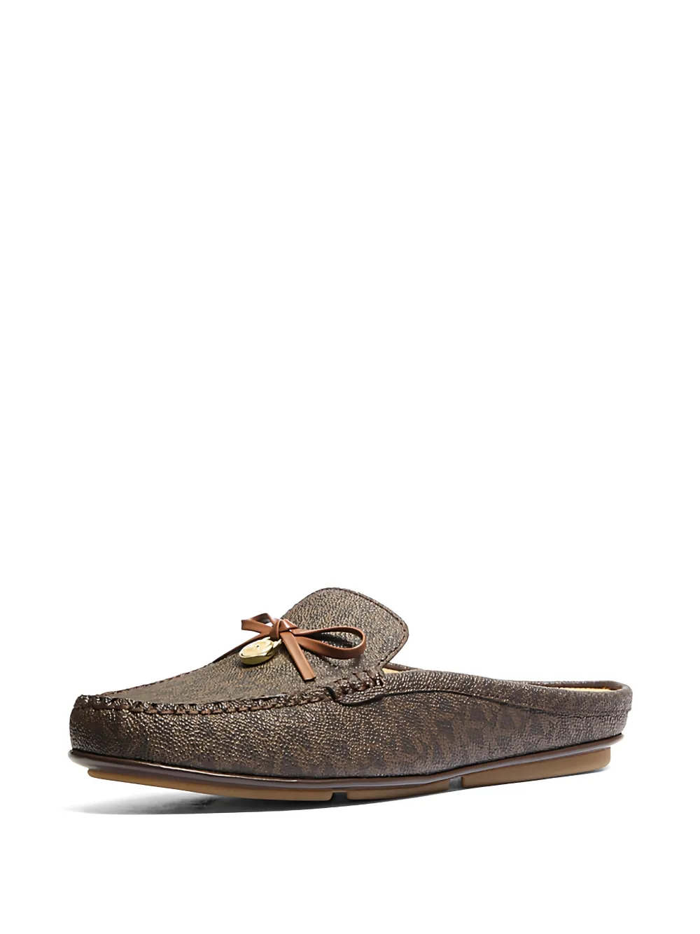 Michael Kors Greta monogram-pattern mules Bruin
