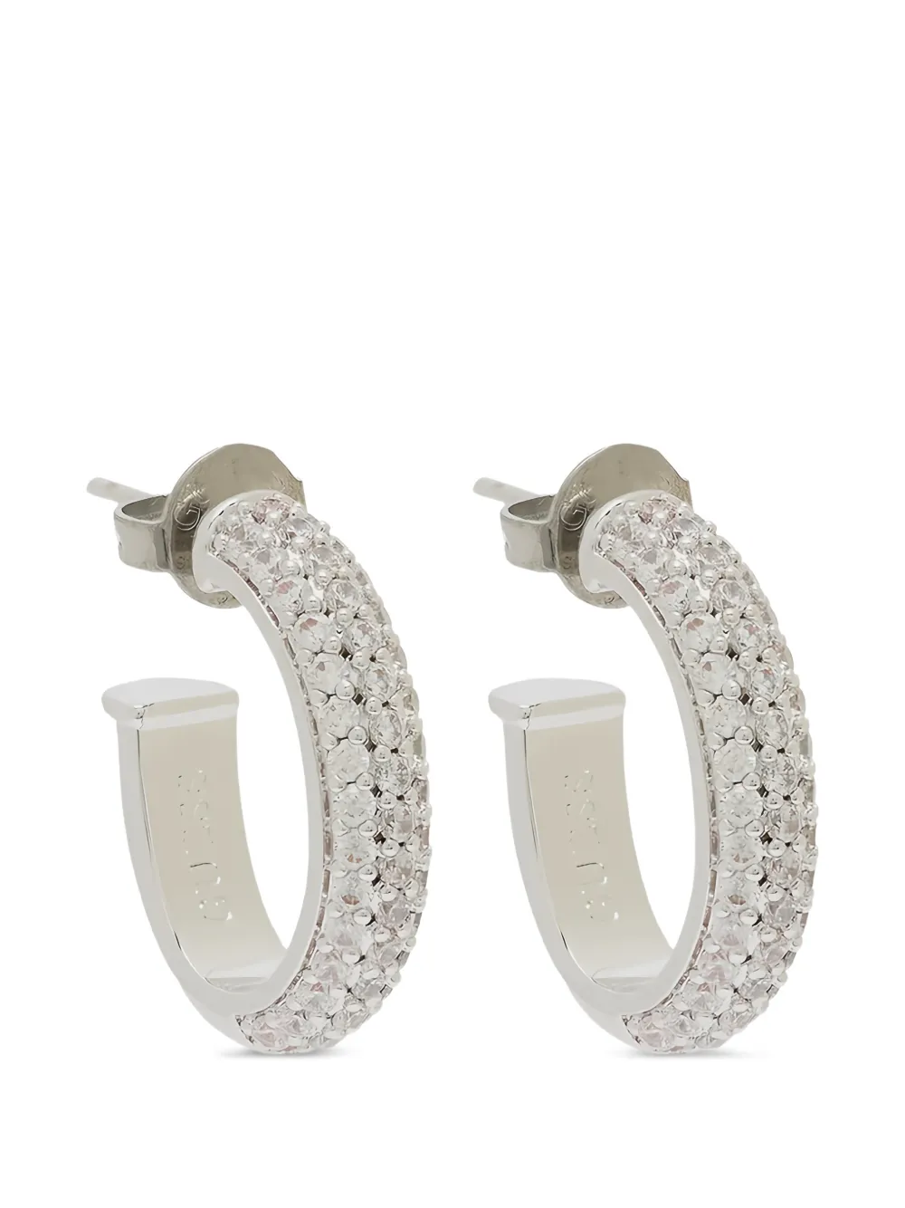 GUESS USA Essenza embellished earrings - Argento