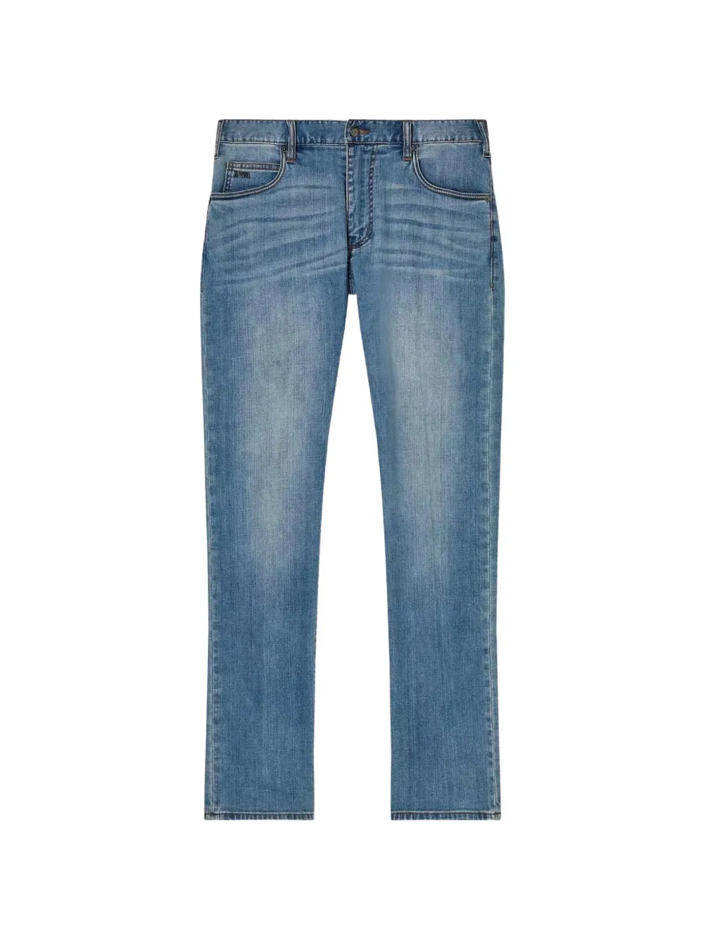 Emporio Armani Jeans con effetto schiarito - Blu
