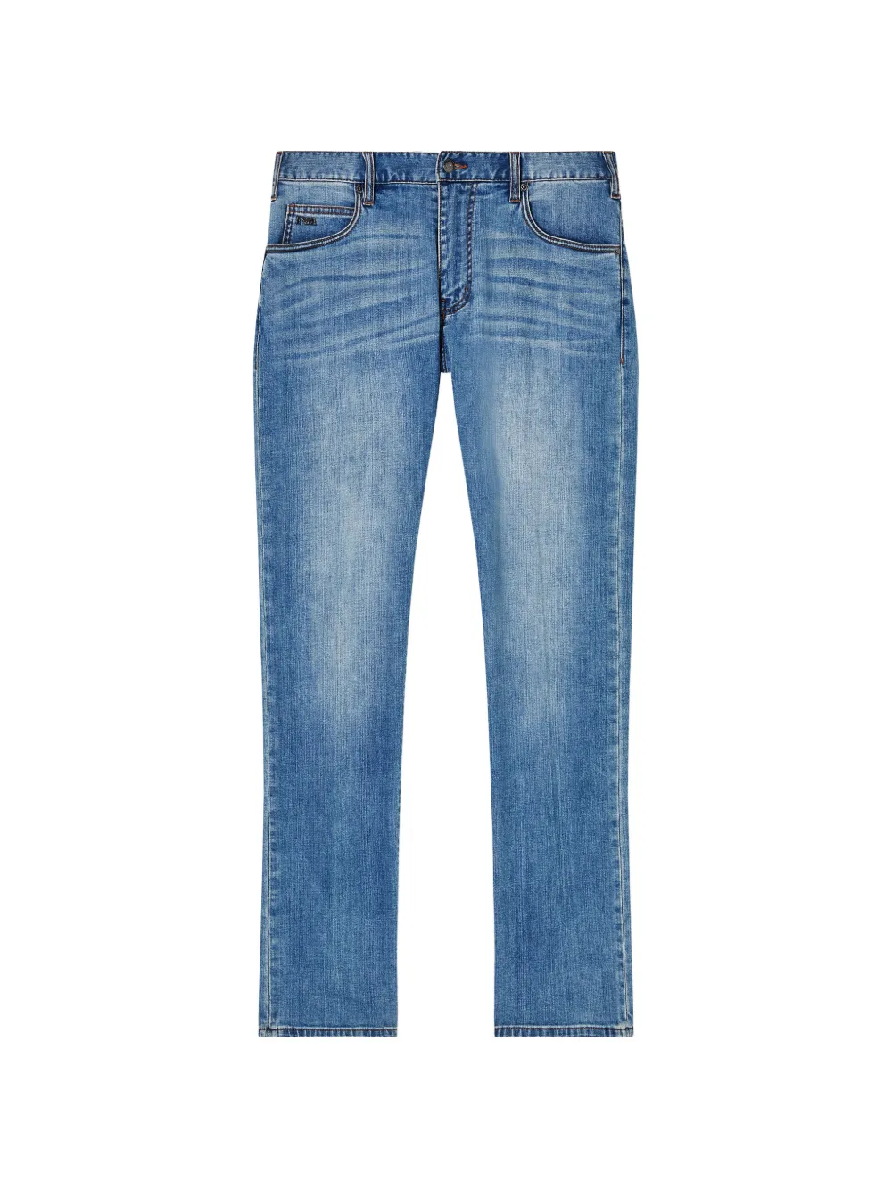 Emporio Armani Jeans con effetto schiarito - Blu