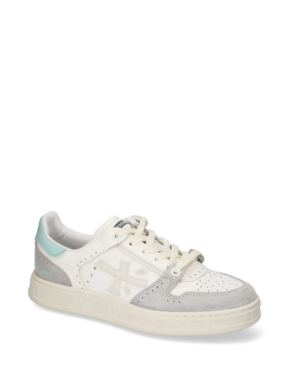 Premiata Quinn panelled sneakers Beige