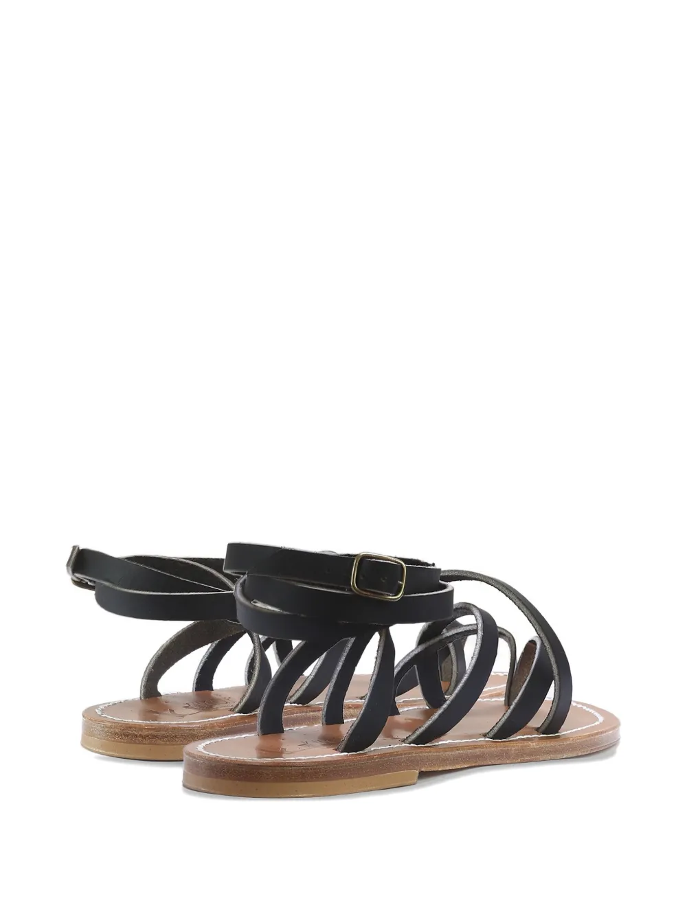 K. Jacques Zenobie multi-strap sandals Zwart