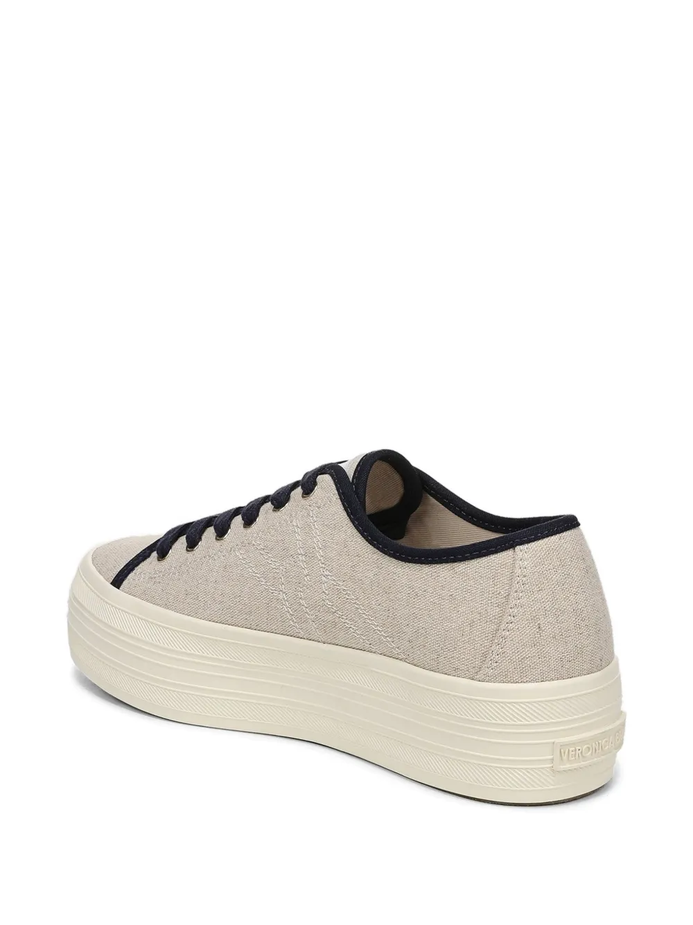 Veronica Beard Truett platform sneakers Beige