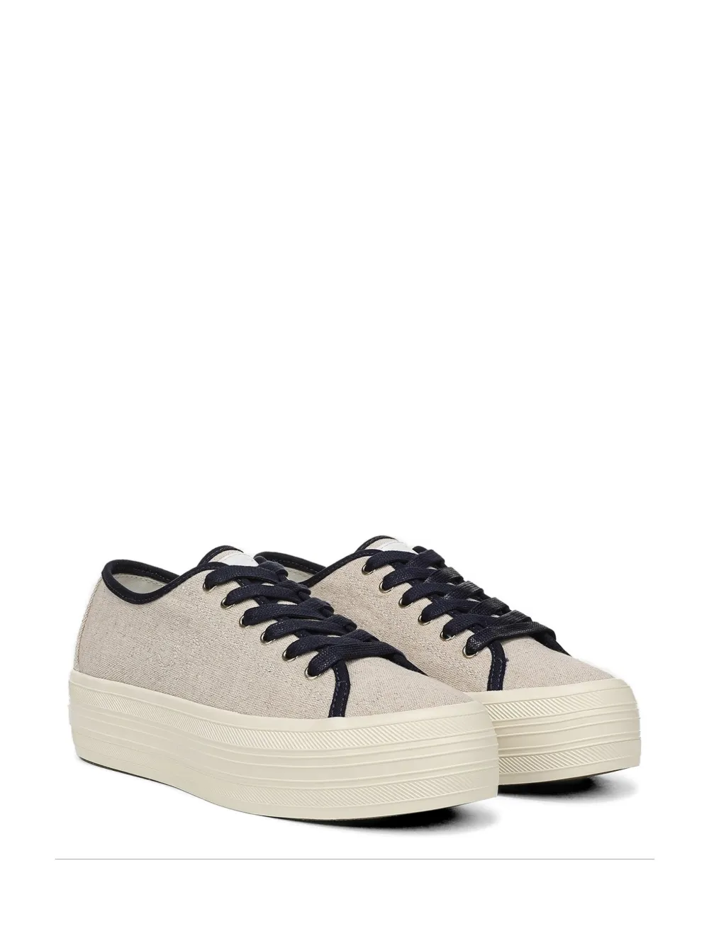 Veronica Beard Truett platform sneakers Beige