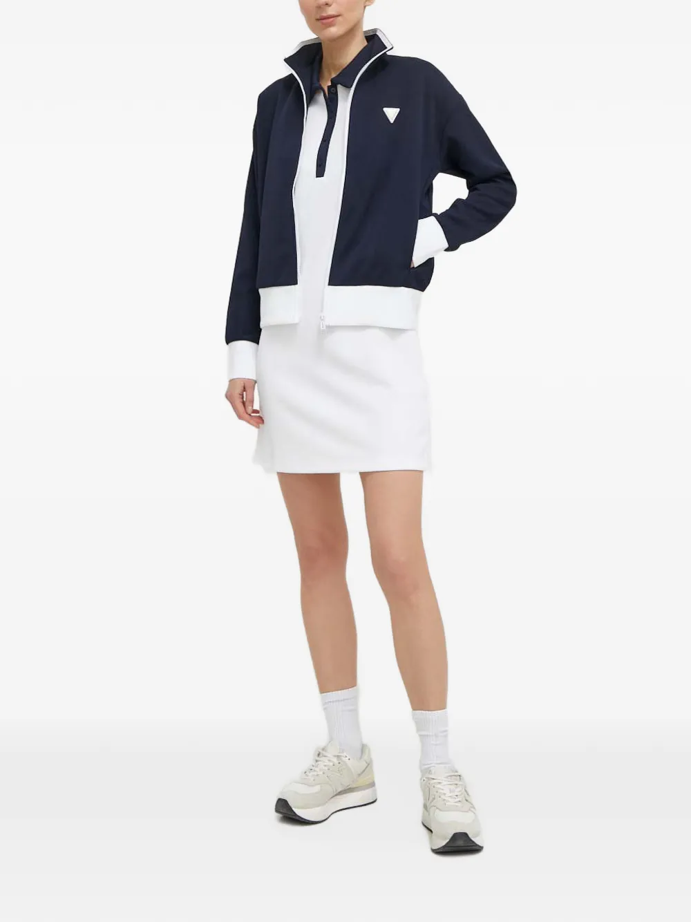 GUESS USA Mylah sweater met rits Blauw