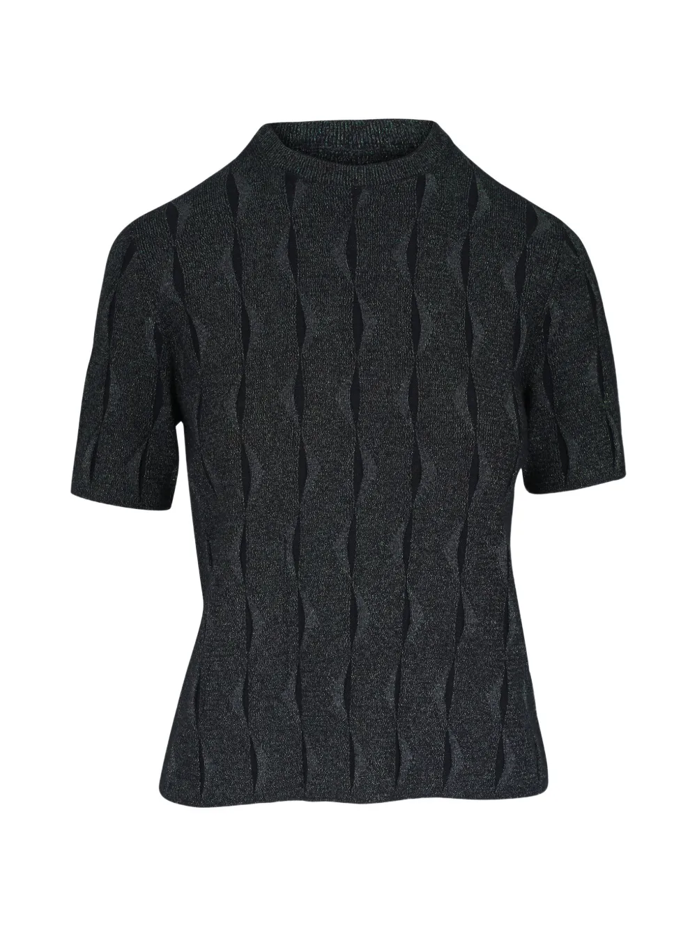 Lafayette 148 Kurzärmeliger Pullover - Grau