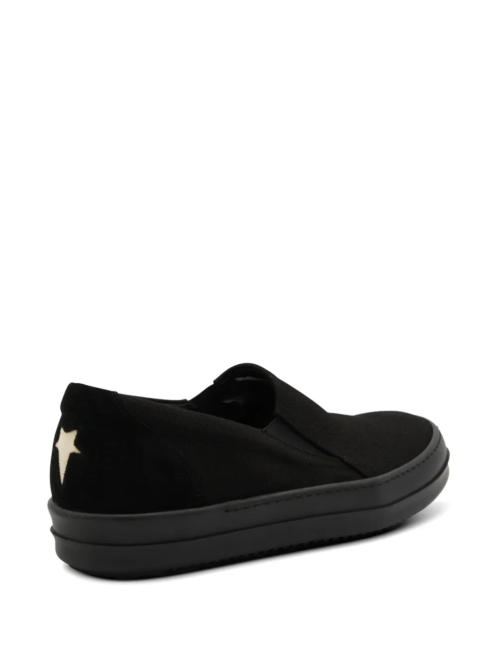 Rick Owens DRKSHDW star-motif slip-on sneakers Zwart