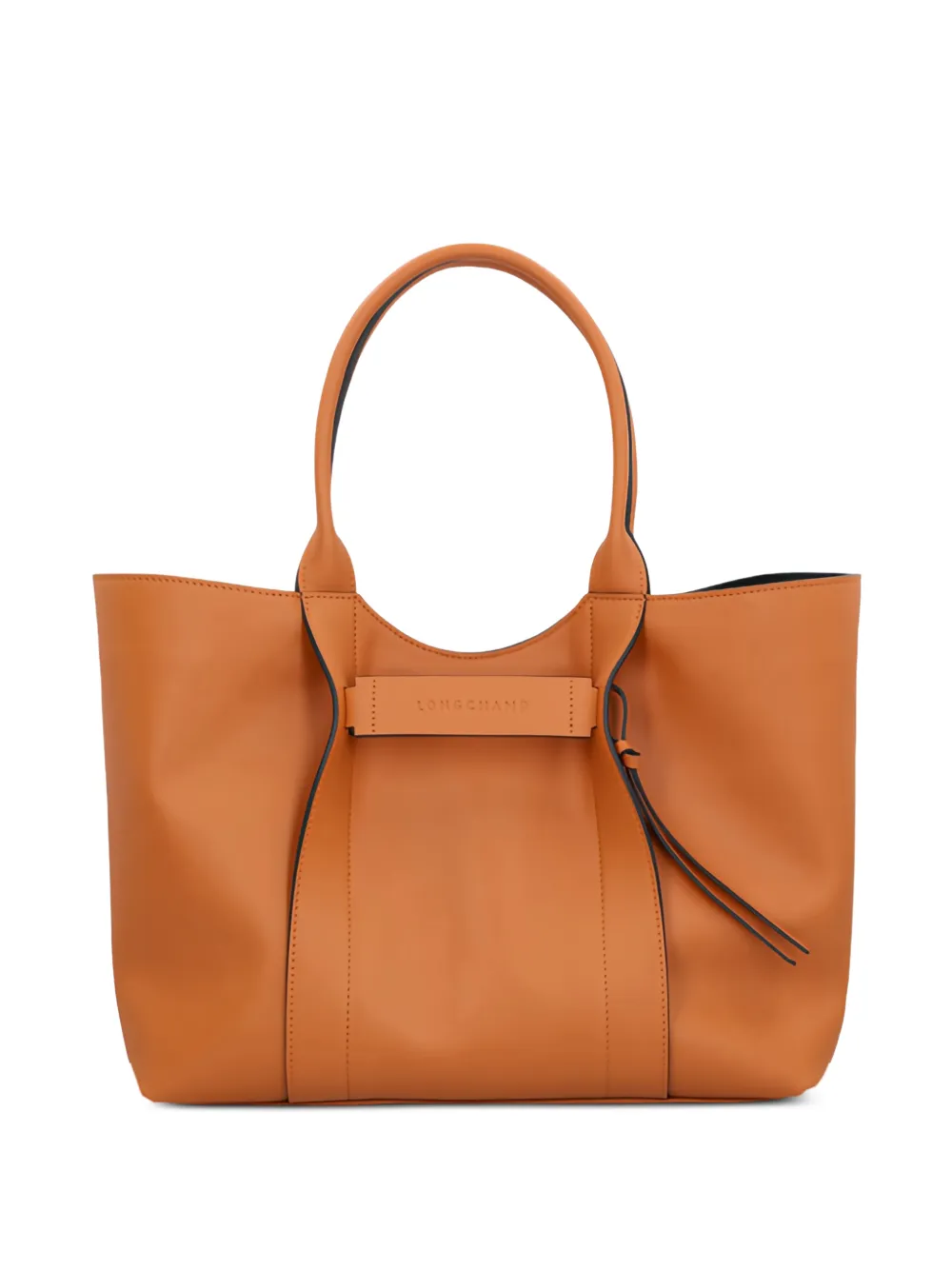 Longchamp large 3D leather tote bag - Toni neutri