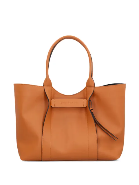 Longchamp large 3D leather tote bag