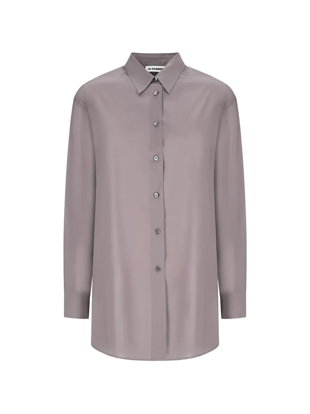 Jil Sander drop-shoulder button-up shirt - Grigio