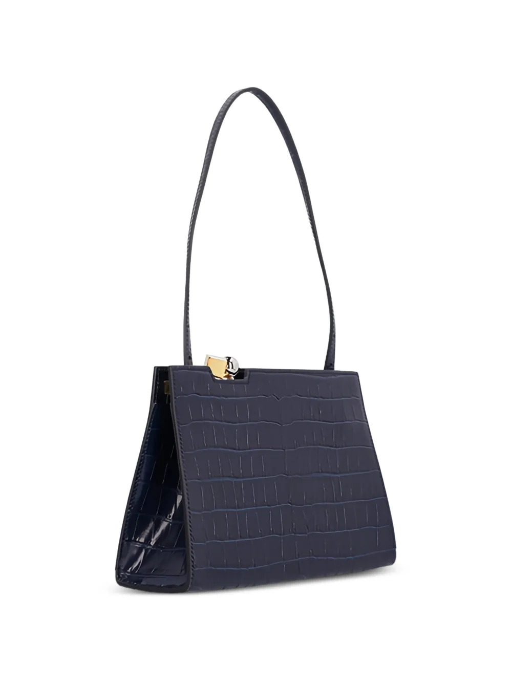Jacquemus Le Salon schoudertas met krokodillen-reliëf Blauw