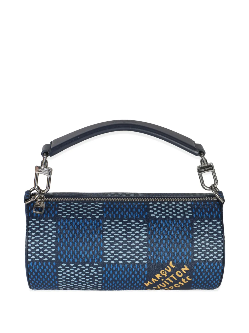 Louis Vuitton Pre-Owned 2021-2025 Polochon small damier heritage canvas shoulder bag - Blau
