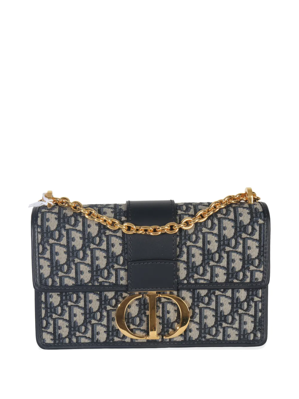 Christian Dior Pre-Owned 2023 Oblique 30 Montaigne chain-strap bag - Blau