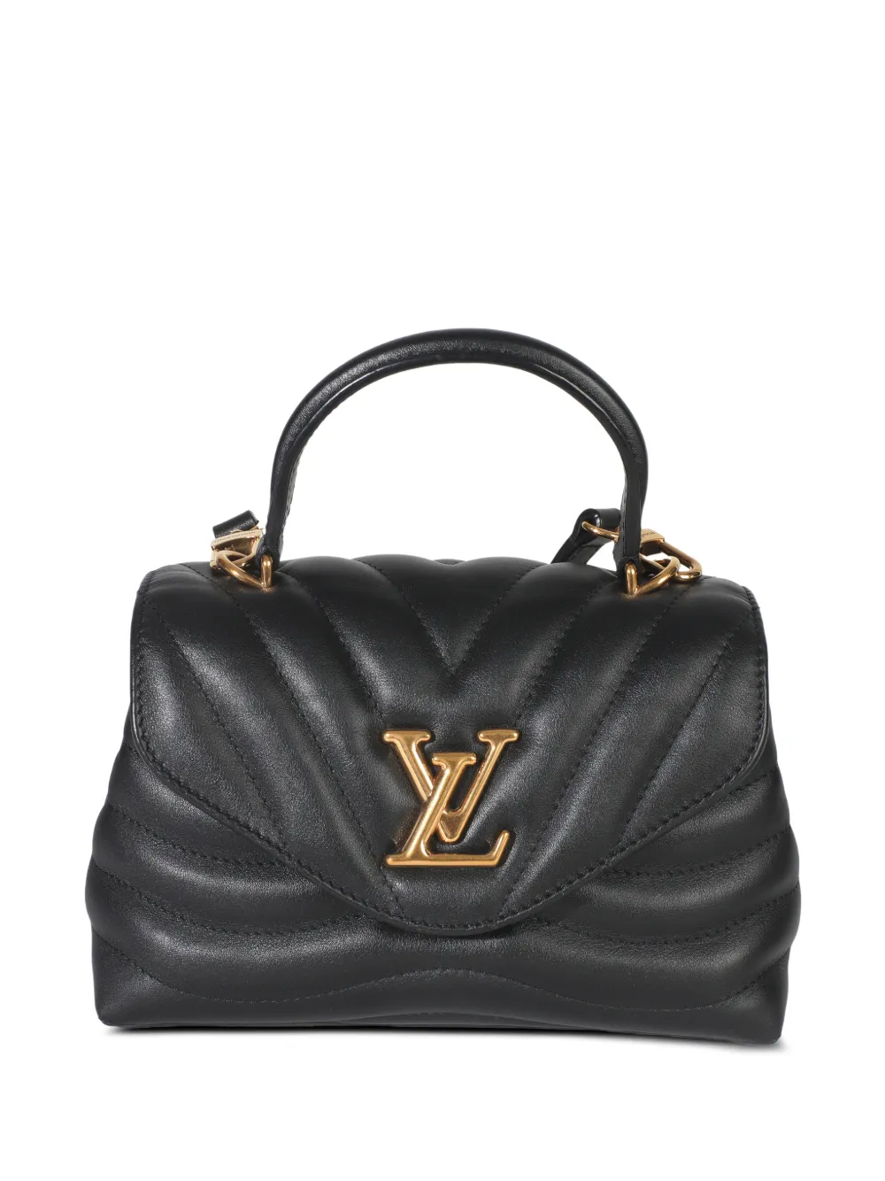 Louis Vuitton Pre-Owned New Wave top handle leather satchel bag - Nero