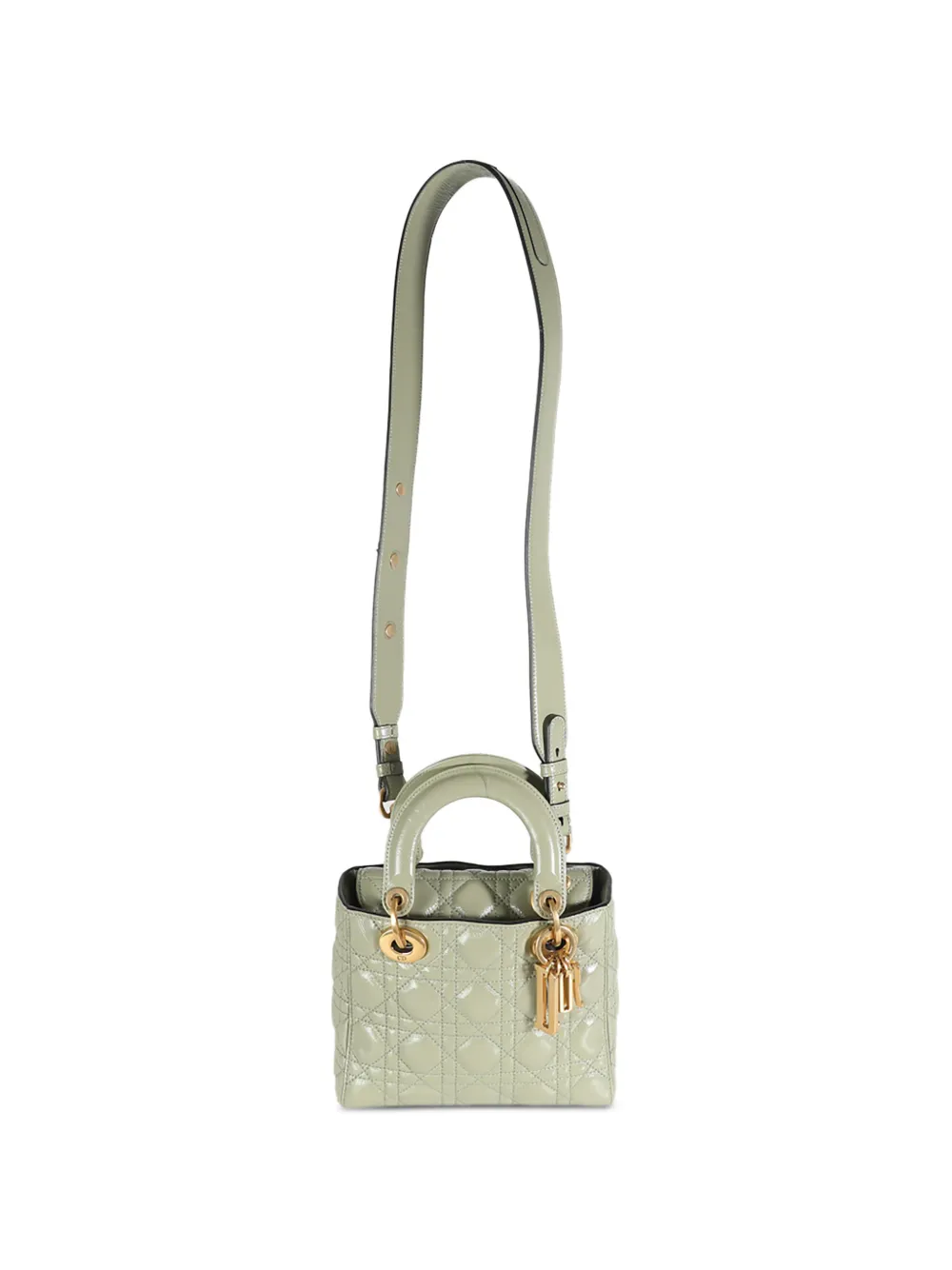 Christian Dior Pre-Owned 2018 Cannage Lucky Badges handbag - Verde