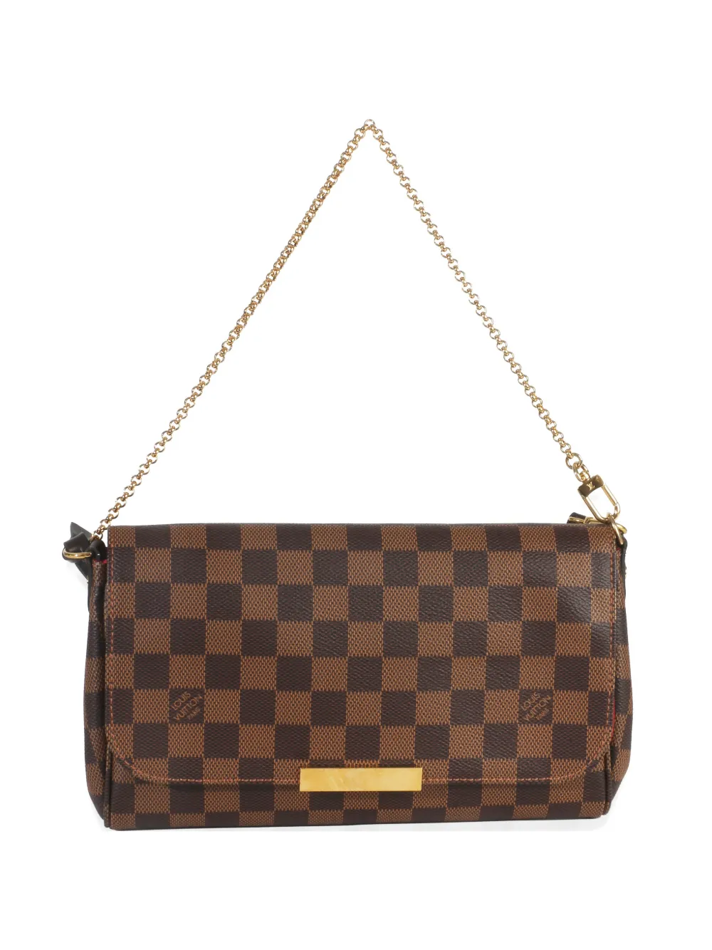 Louis Vuitton Pre-Owned 2018 Damier Ebene Favorite MM shoulder bag - Marrone