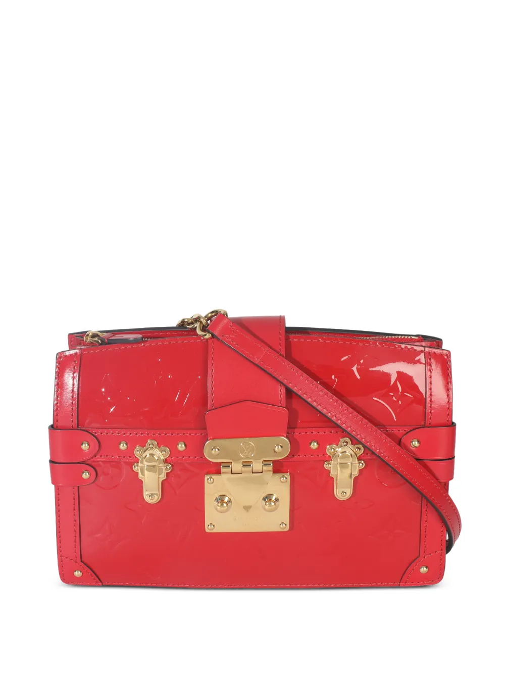 Louis Vuitton Pre-Owned 2021-2025 Monogram Vernis Trunk shoulder bag - Rot
