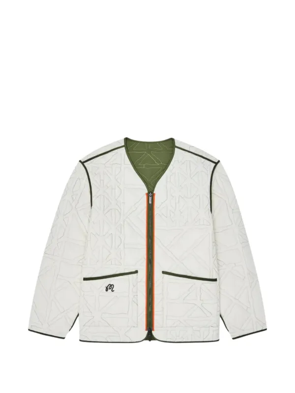 Malbon Golf Guarapo Quilted Reversible Jacket | Green | FARFETCH ZA