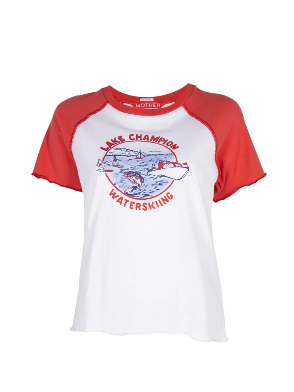 MOTHER Sporty Concer graphic-print T-shirt - Bianco