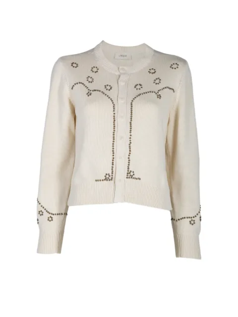 The Great. studded cardigan