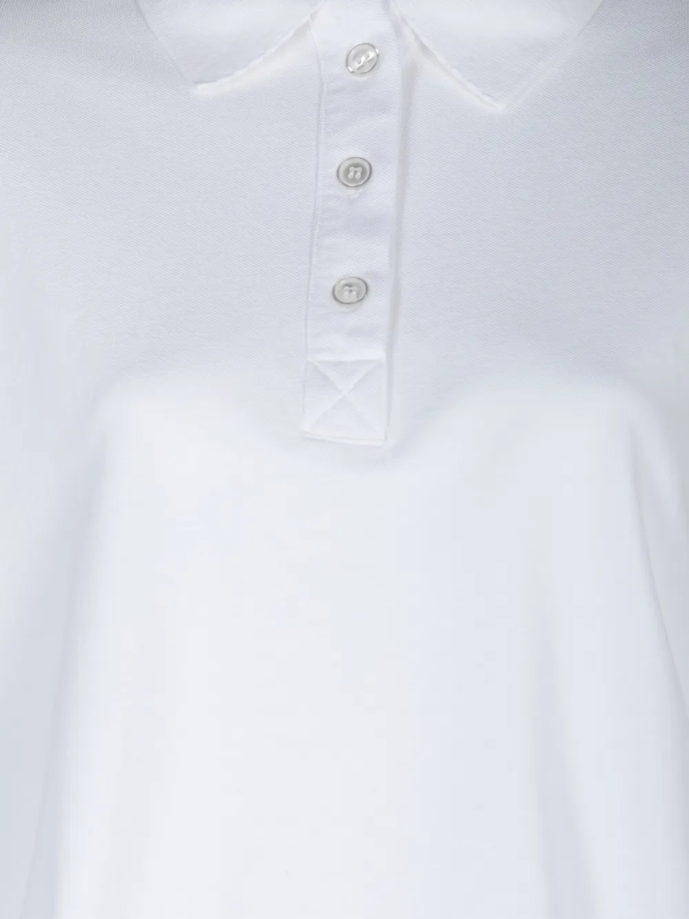 Citizens of Humanity Lowen cropped poloshirt Wit