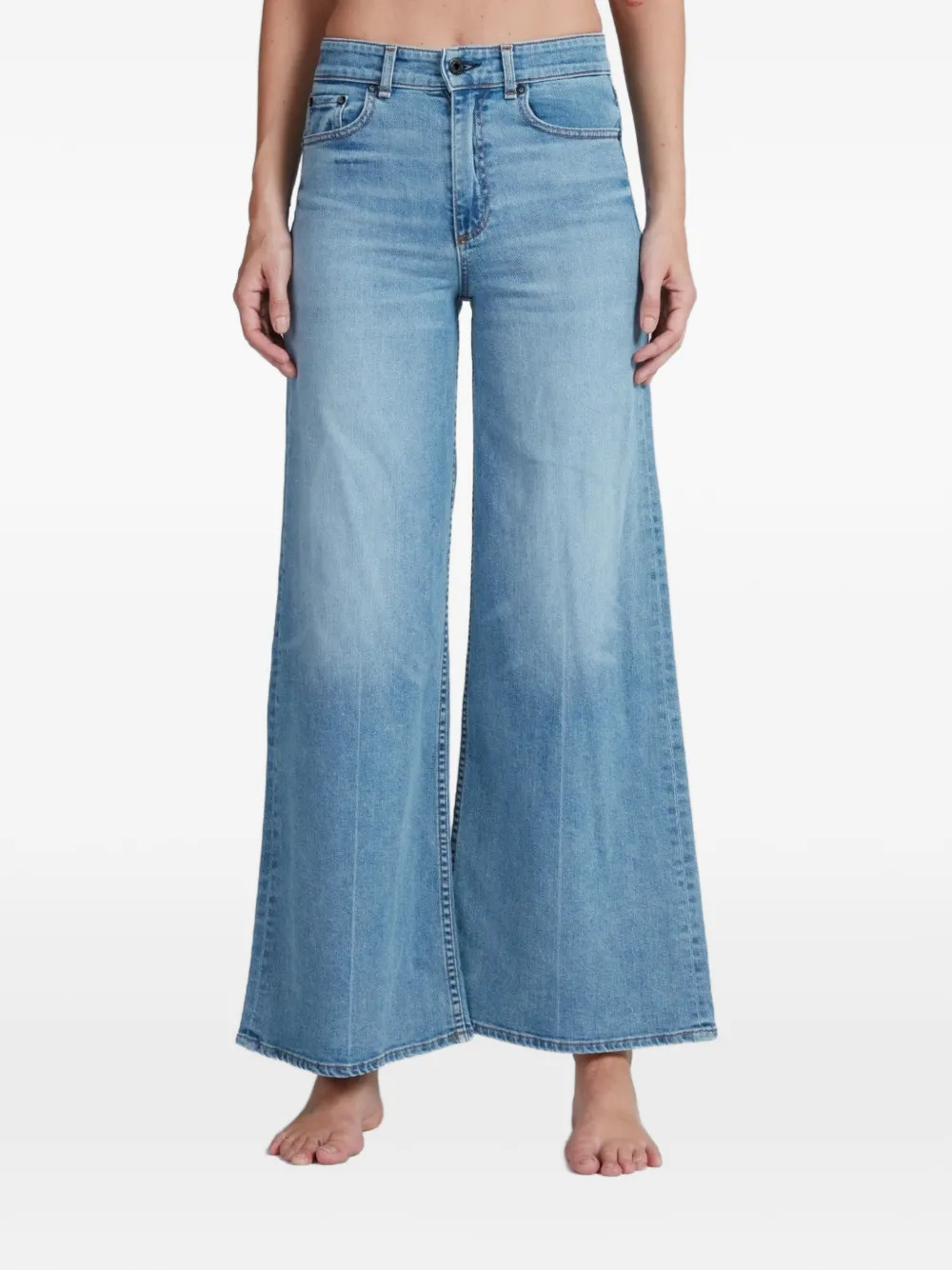 ASKK NY faded wide-leg jeans - Blu