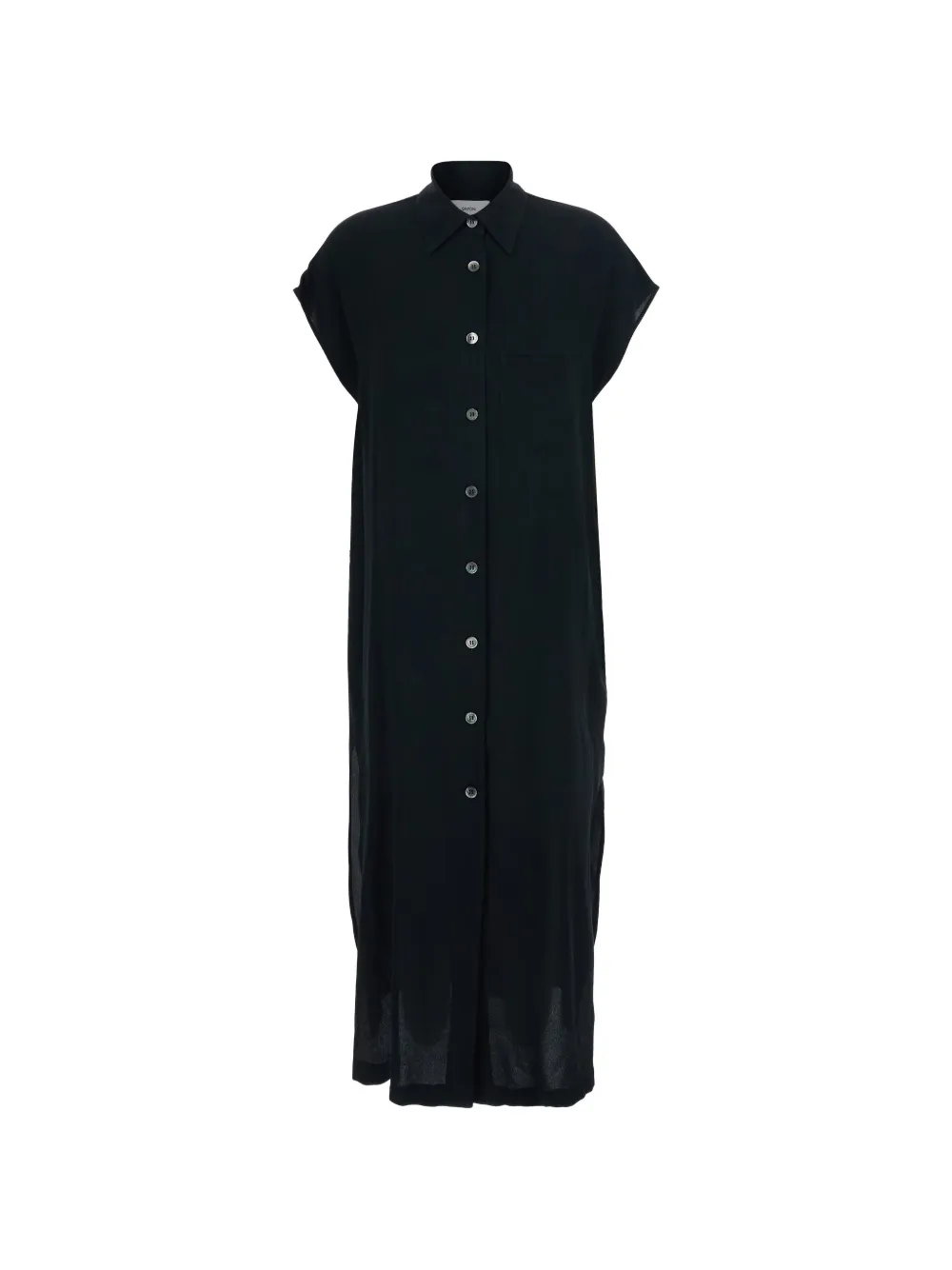 Grifoni short-sleeve shirt dress - Nero