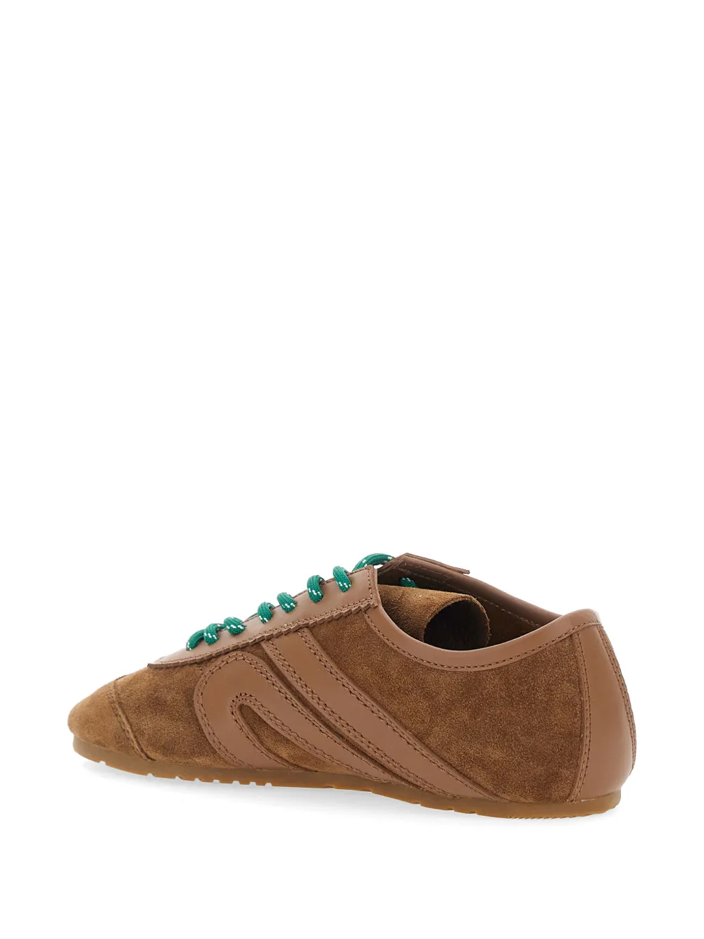 Jeffrey Campbell Aleta suede-panel sneakers Bruin
