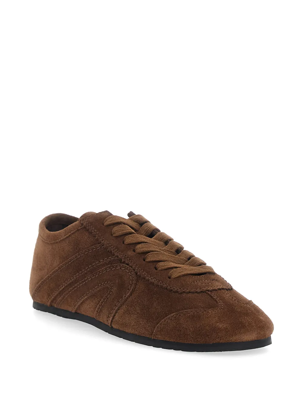 Jeffrey Campbell Aleta panelled suede sneakers Bruin