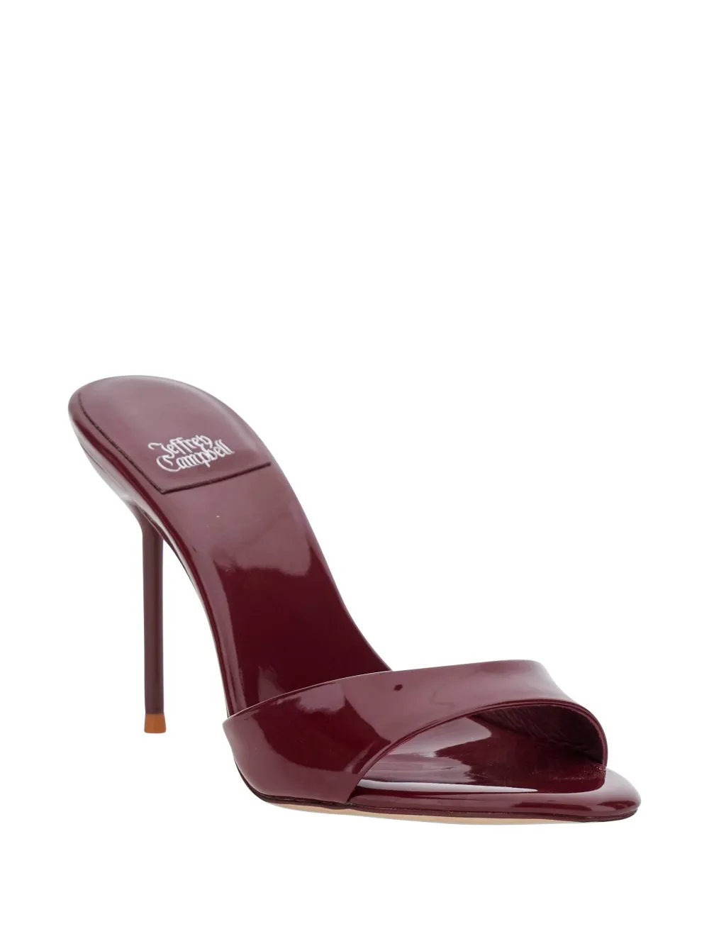 Jeffrey Campbell Ce-Soire patent-finish heeled sandals Rood