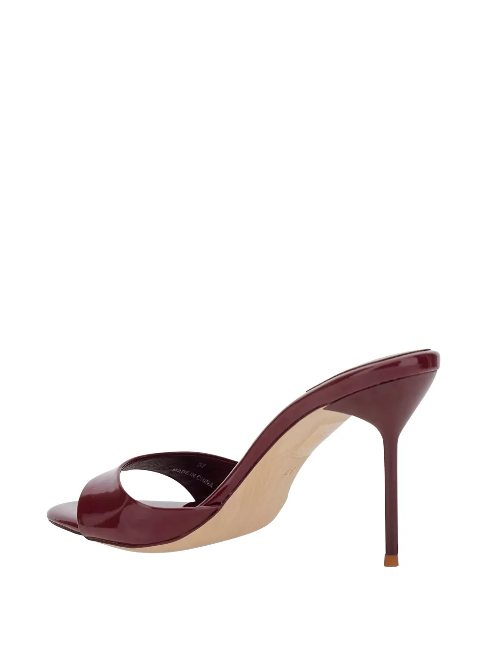 Jeffrey Campbell Ce-Soire patent-finish heeled sandals Rood