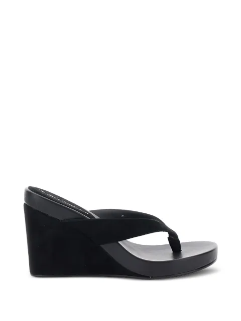 Jeffrey Campbell Liezel suede wedge sandals