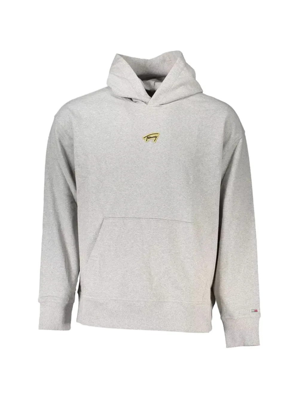 Tommy Hilfiger Signature logo-embroidered hoodie - Grigio