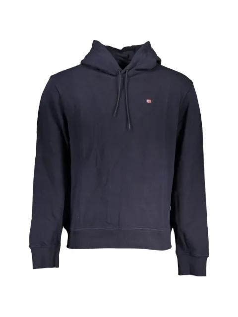 Napapijri logo-patch drawstring hoodie